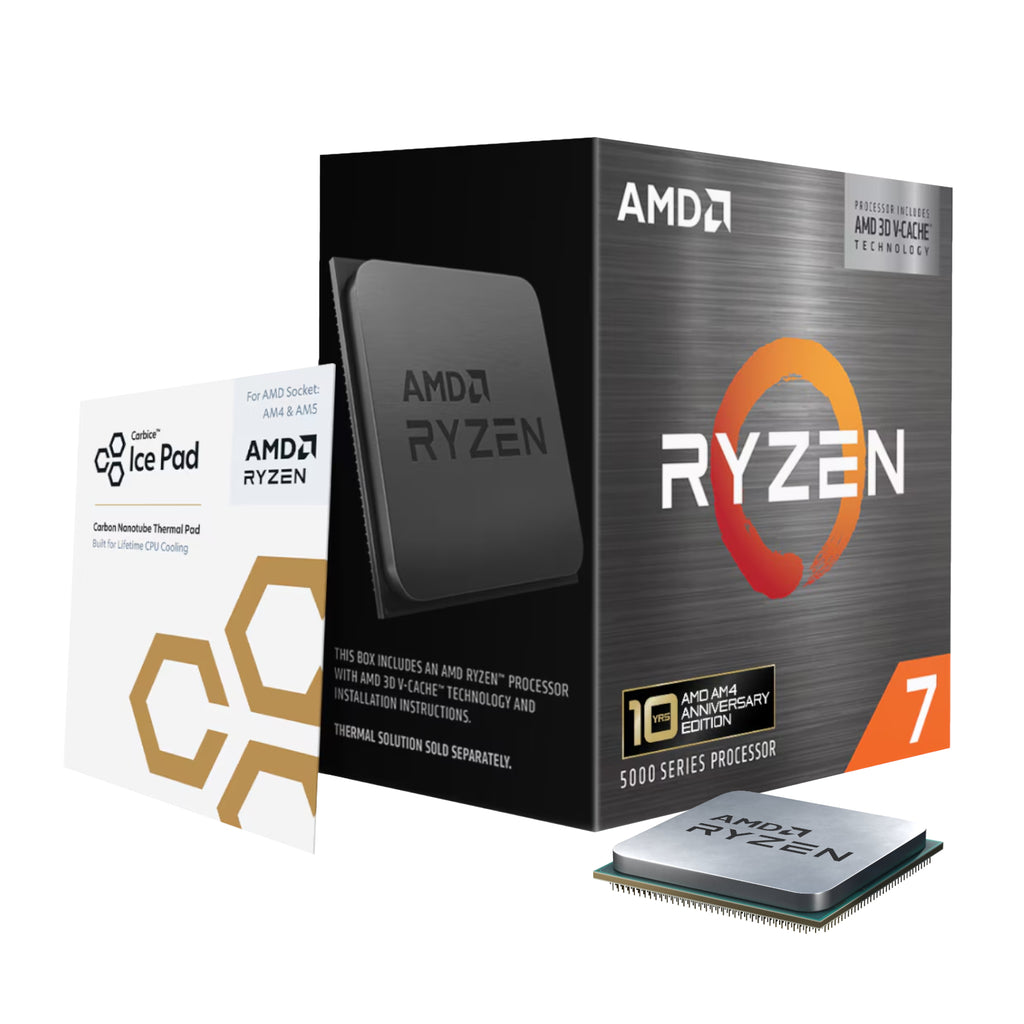 AMD Ryzen™ 7 5800X3D Desktop Processor | 8-Core | 16-Thread | Up to 4.5GHz | 96MB L3 Cache | 3D V-Cache™ | AM4 | DDR4