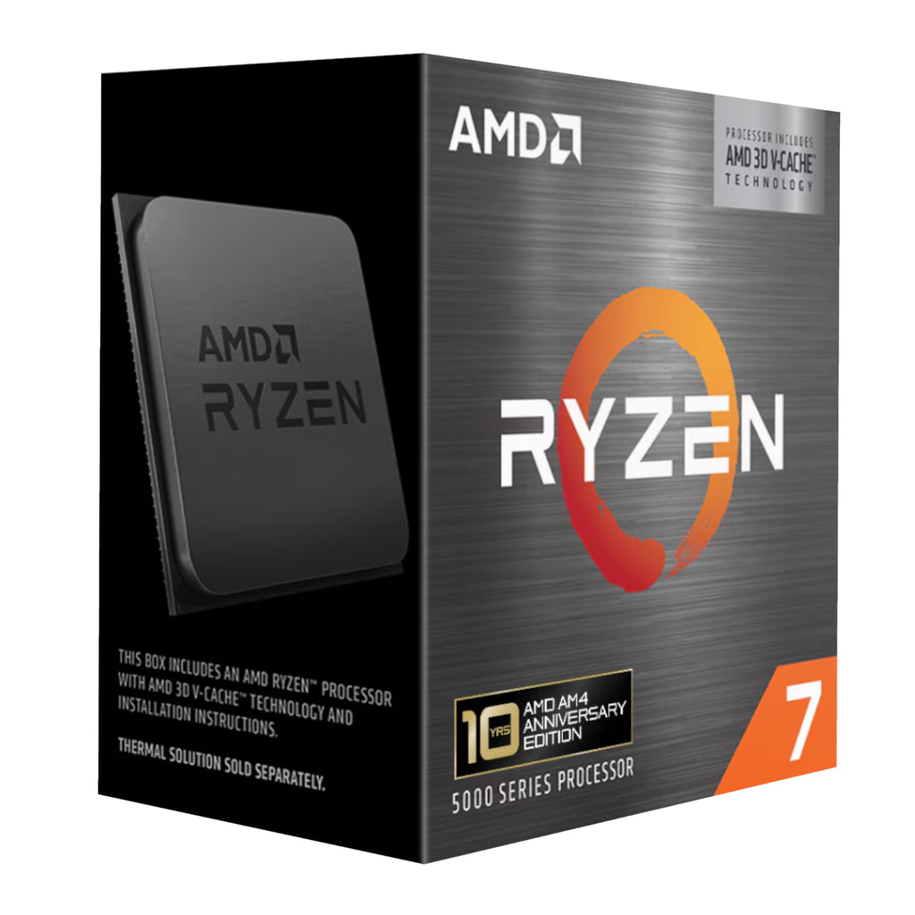AMD Ryzen™ 7 5800X3D Desktop Processor | 8-Core | 16-Thread | Up to 4.5GHz | 96MB L3 Cache | 3D V-Cache™ | AM4 | DDR4