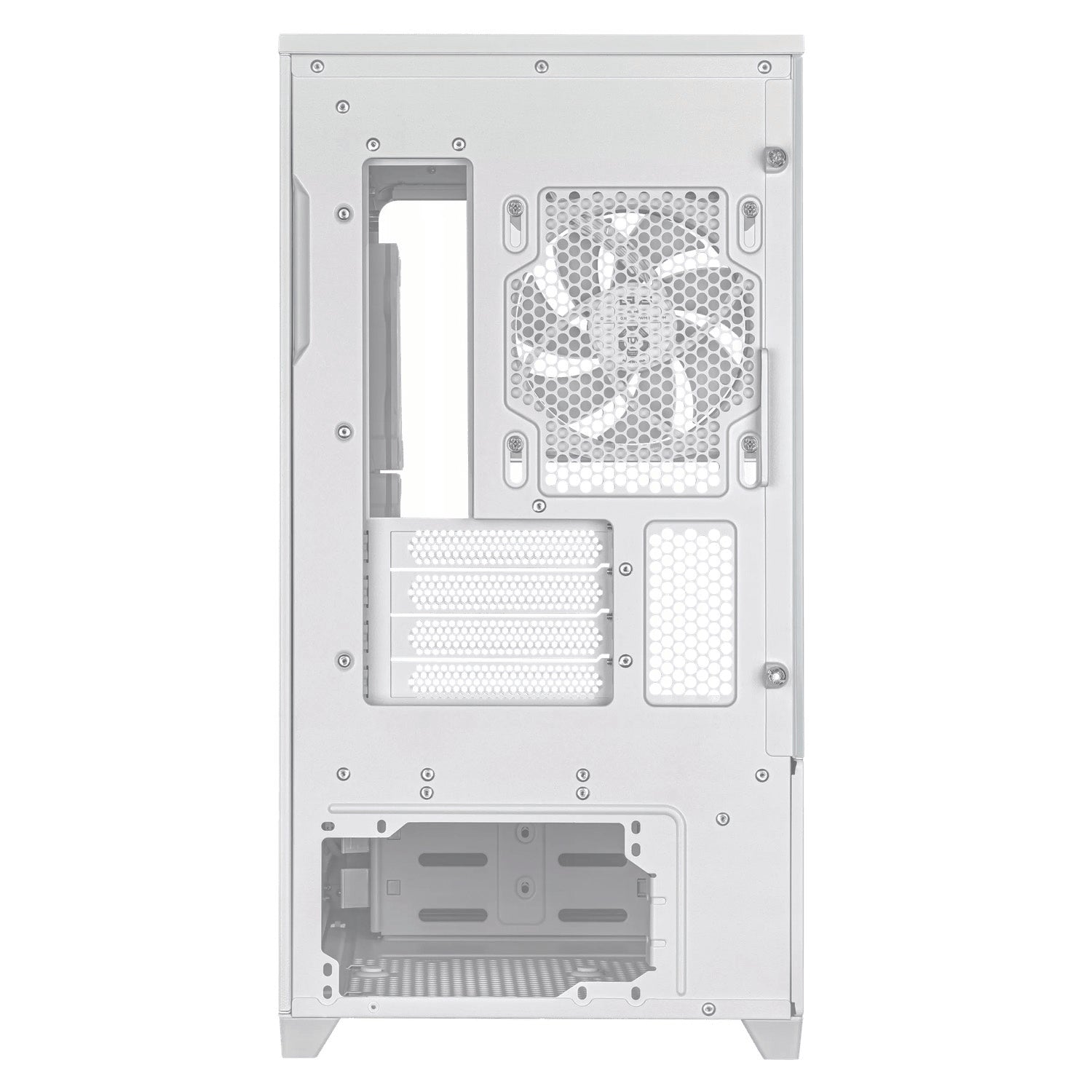 ASUS Prime AP202 ARGB Micro-ATX PC Case | Curved Tempered Glass | 420mm GPU Support | 360mm Radiator | 3× ARGB Fans | USB-C 20Gbps