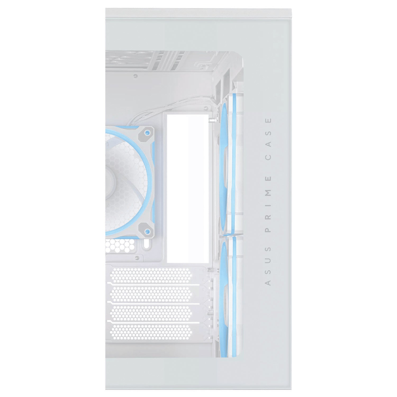 ASUS Prime AP202 ARGB Micro-ATX PC Case | Curved Tempered Glass | 420mm GPU Support | 360mm Radiator | 3× ARGB Fans | USB-C 20Gbps