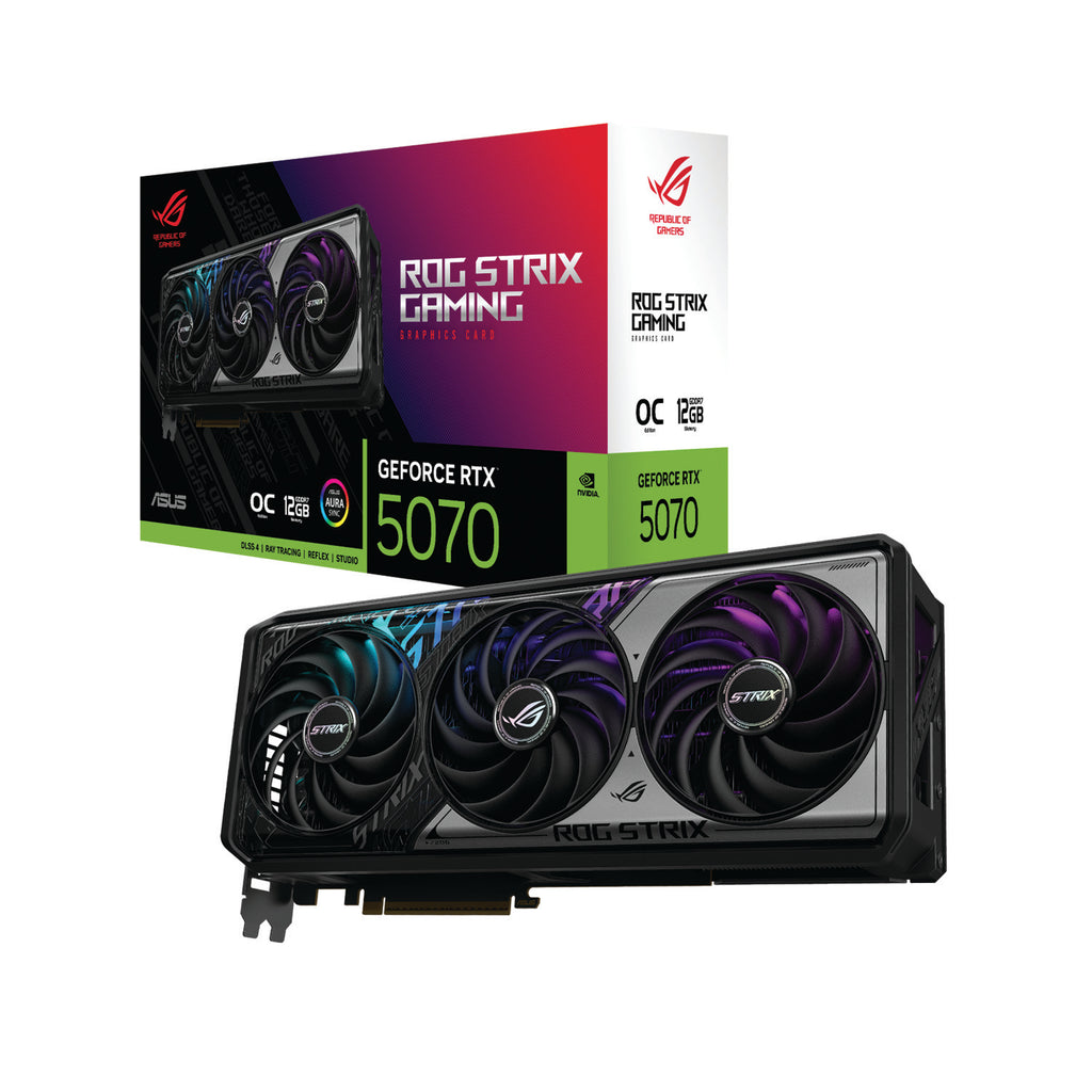 ASUS ROG Strix GeForce RTX™ 5070 OC Edition 12GB GDDR7 Graphics Card | 2685MHz | PCIe 5.0