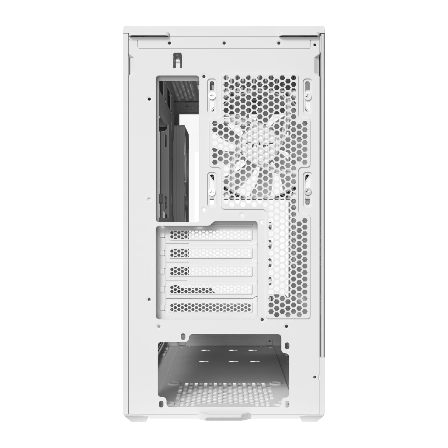 Antec C2M ARGB White Compact Micro-ATX Gaming Case | 270° Tempered Glass | ARGB PWM Fans | USB Type-C 10Gbps | 360mm Radiator Support - White