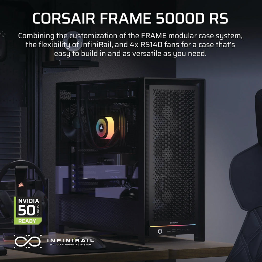Corsair FRAME 5000D RS High-Airflow Mid-Tower PC Case