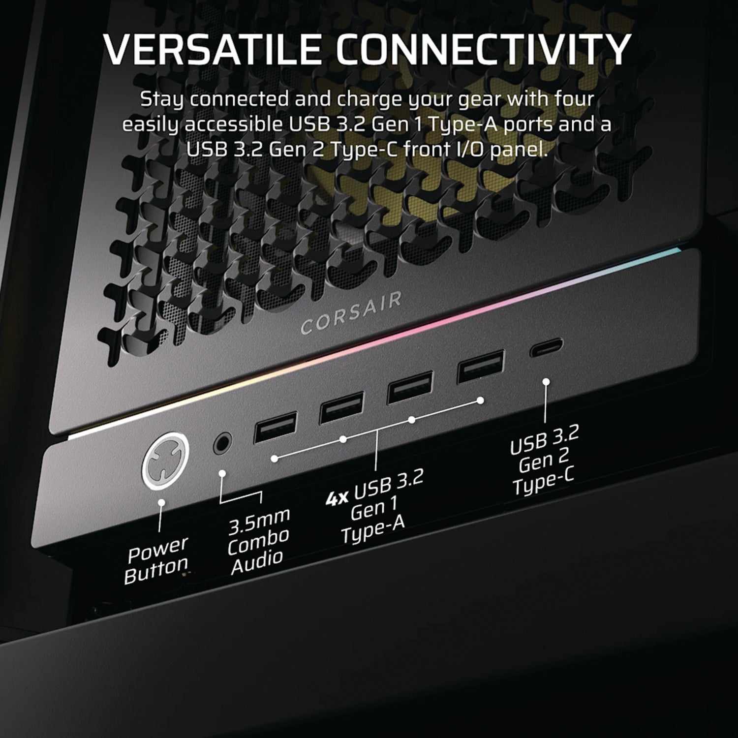 Corsair FRAME 5000D RS ARGB High-Airflow Mid-Tower PC Case