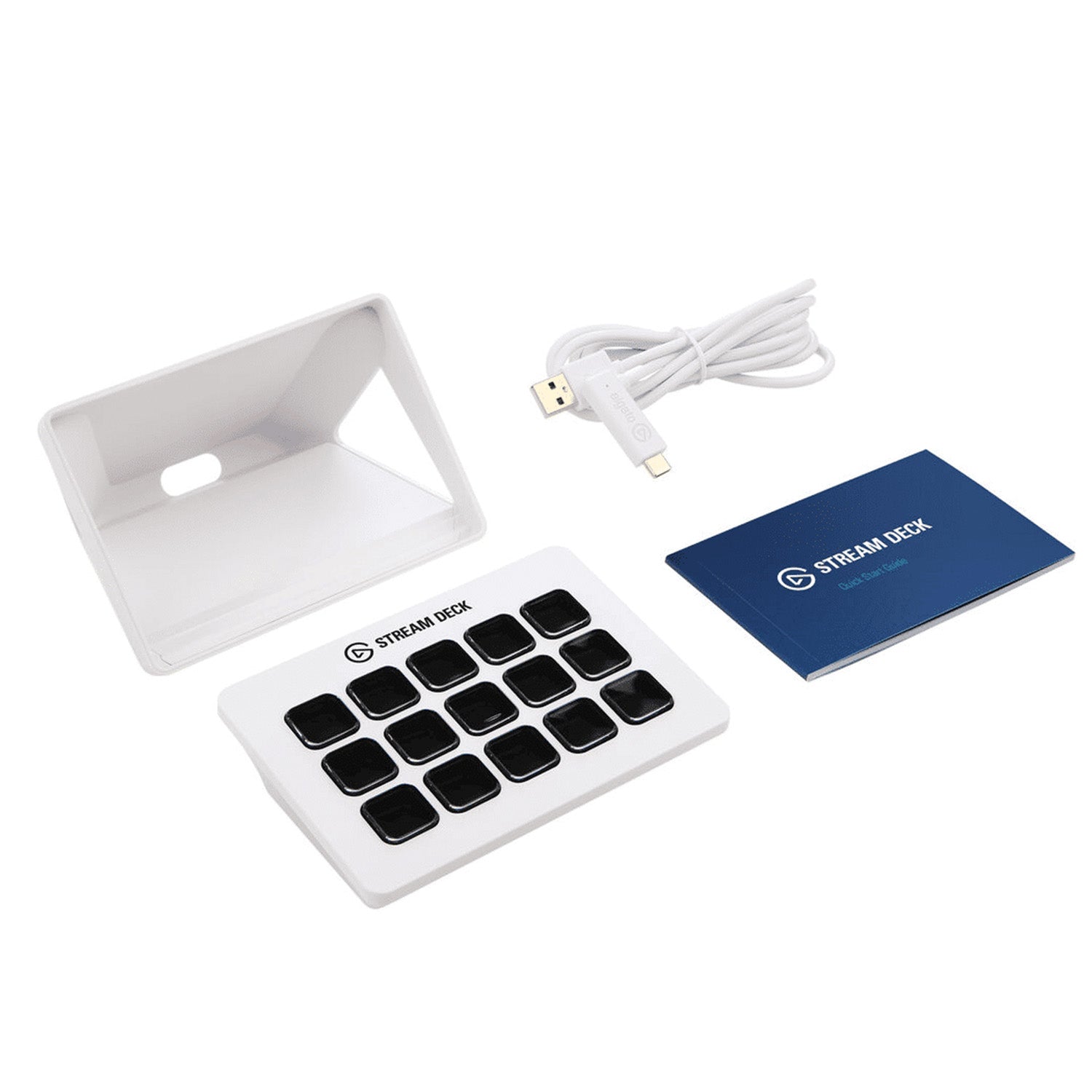 Elgato Stream Deck MK2 White 15-Key LCD USB Stream Controller Keyboard