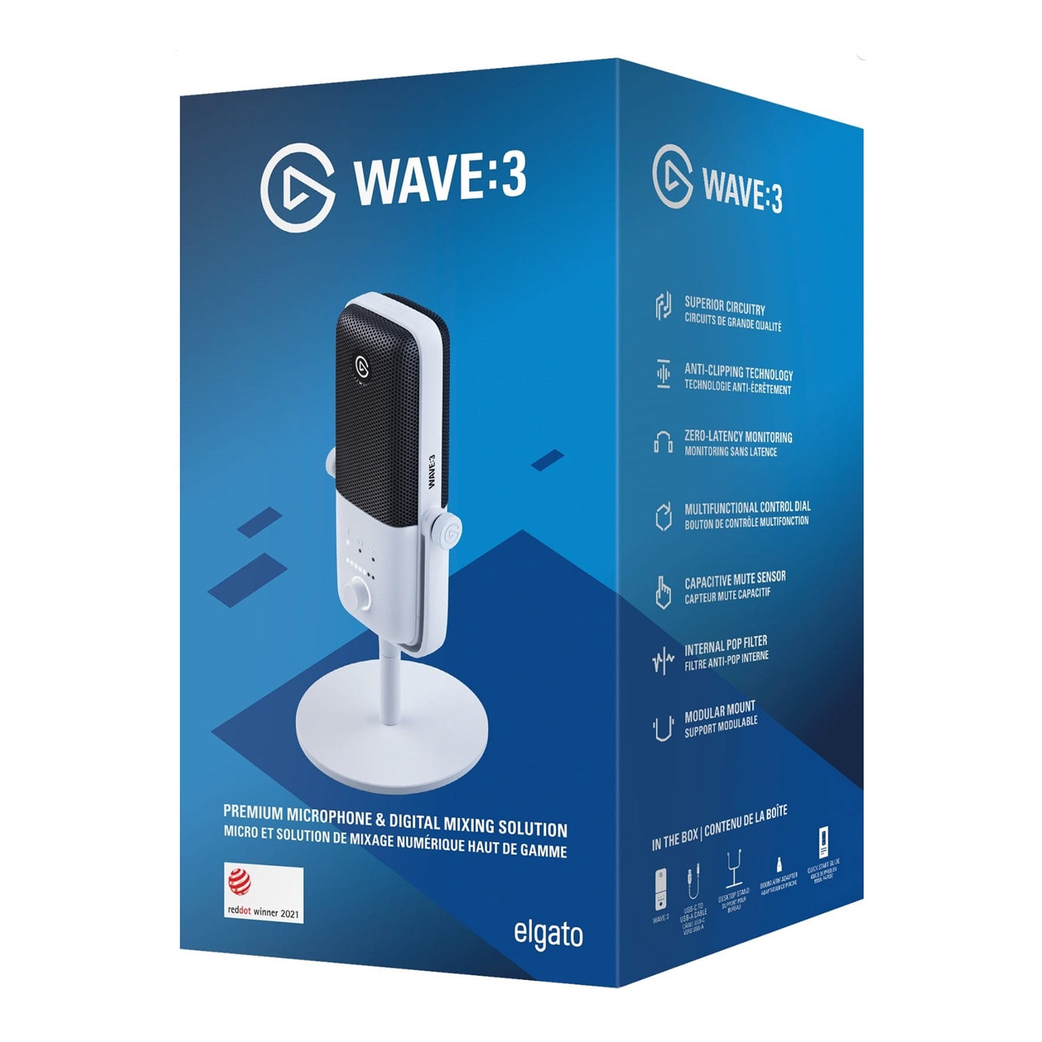 Elgato Wave 3 White Premier Microphone
