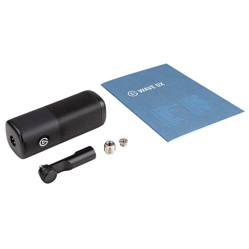 Elgato Wave DX Black Dynamic Vocal Microphone
