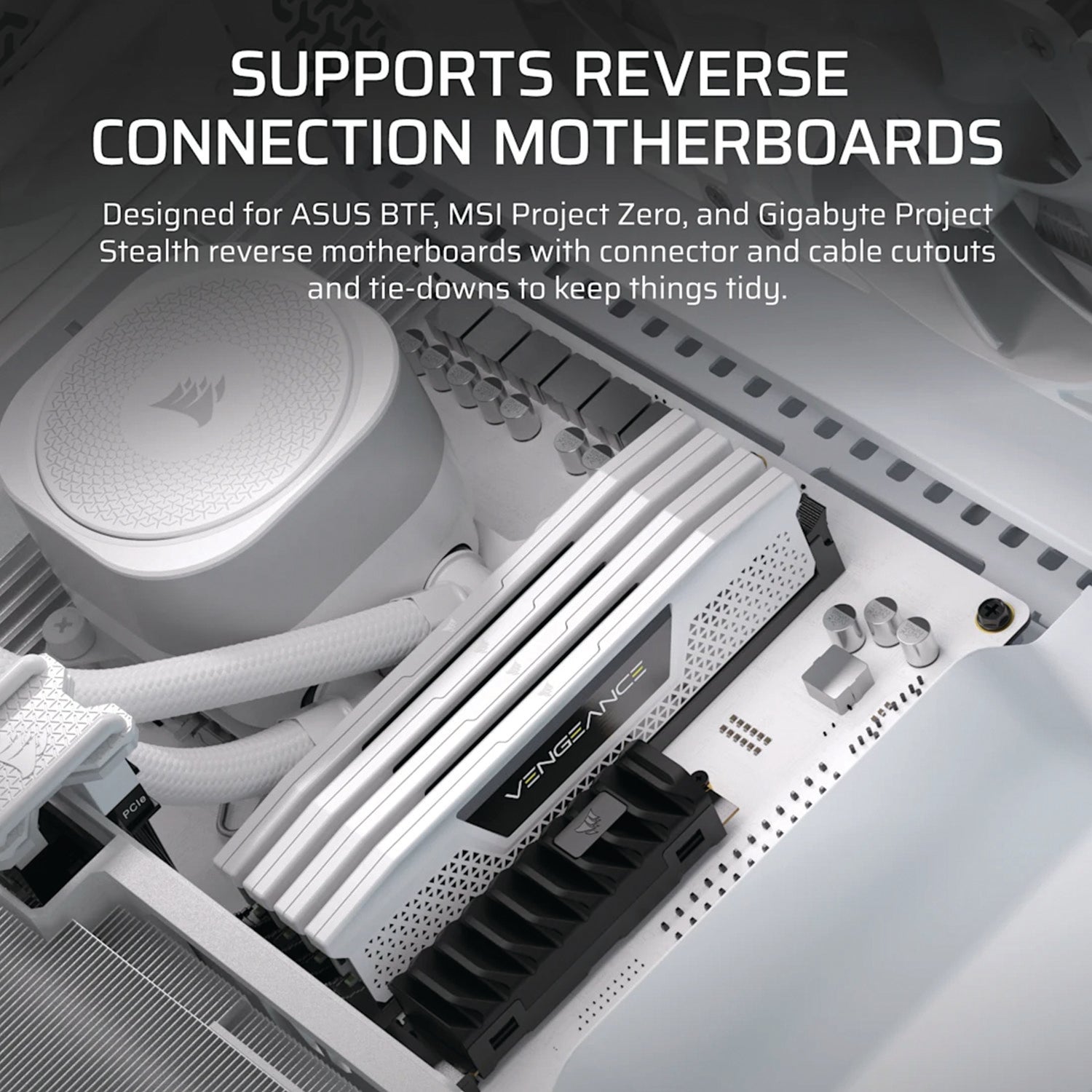 Corsair FRAME 5000D RS ARGB High-Airflow Mid-Tower PC Case - White