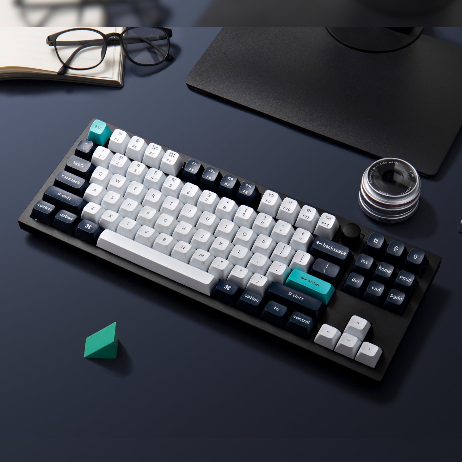 Keychron Q3 Max 80% Full Assembled Knob Red Switch Hot-Swap Gateron Jupiter RGB Wireless Keyboard – Black