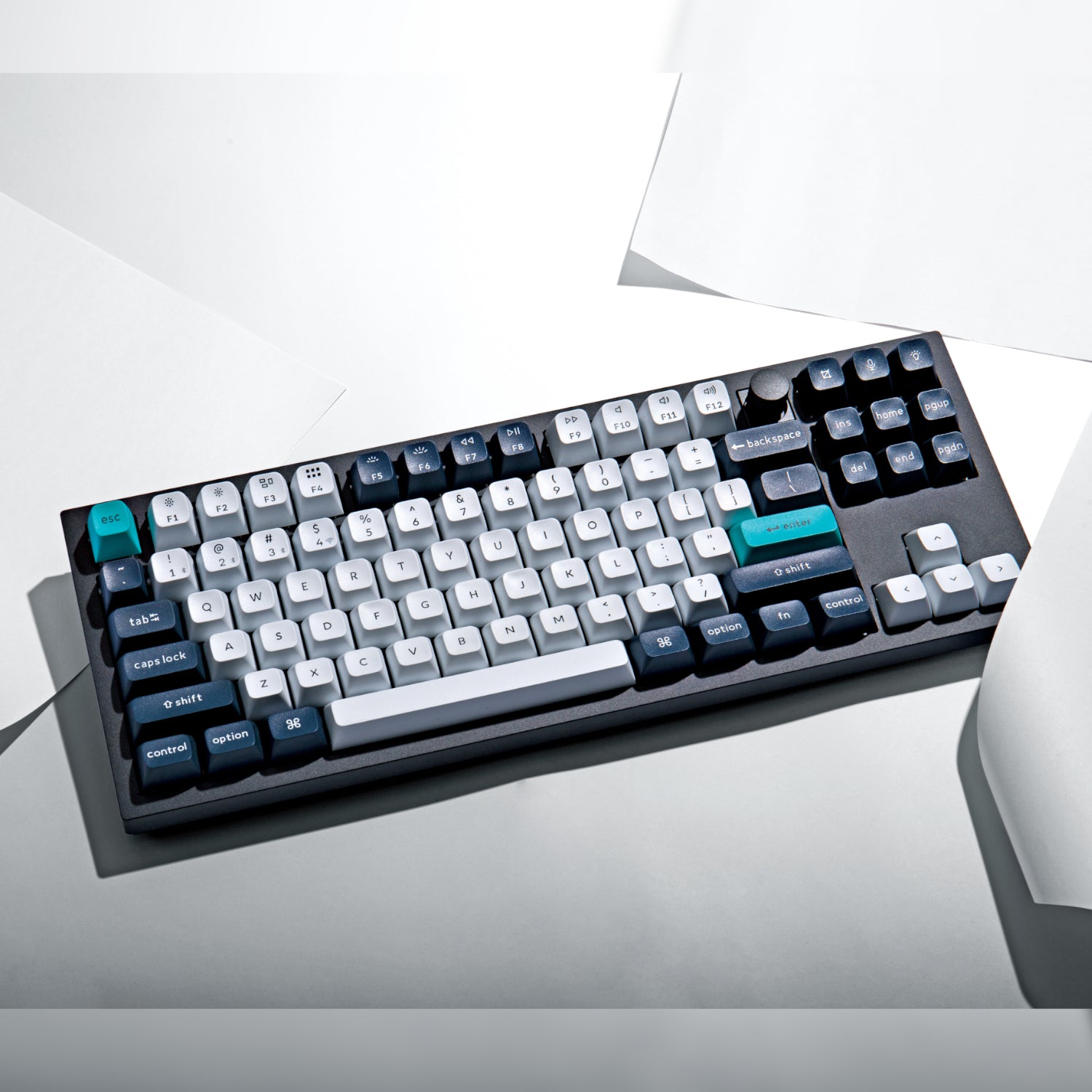 Keychron Q3 Max 80% Full Assembled Knob Red Switch Hot-Swap Gateron Jupiter RGB Wireless Keyboard – Black