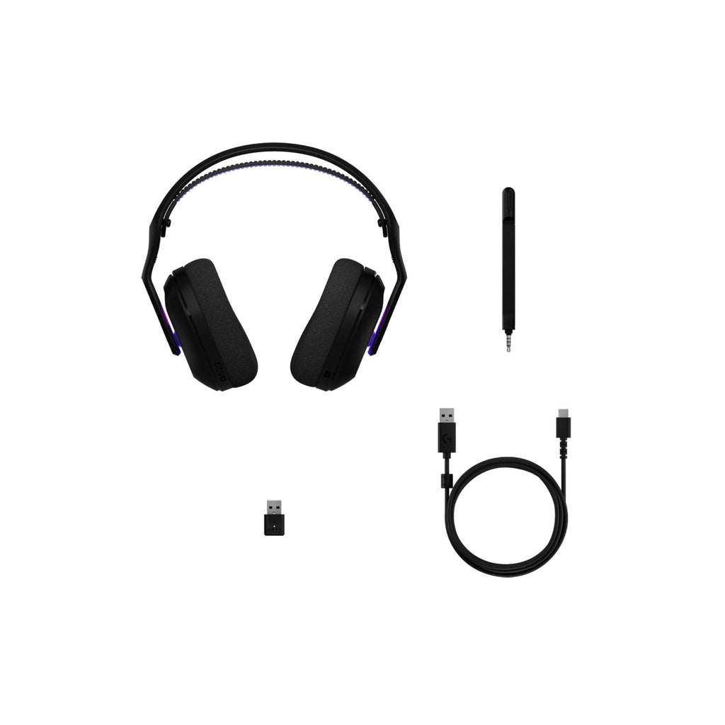 Logitech G522 LIGHTSPEED Wireless Gaming Headset with LIGHTSYNC RGB - Black