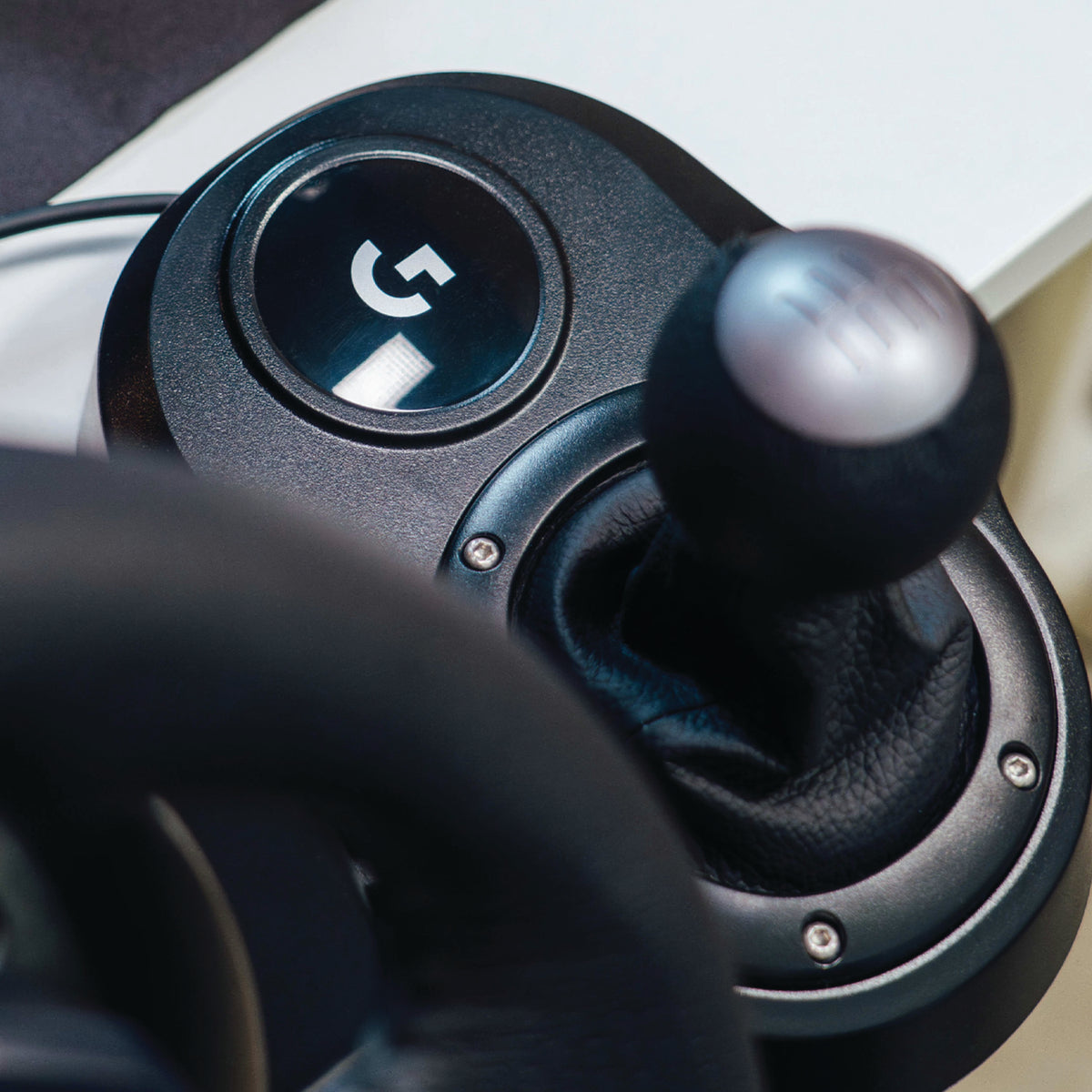 Logitech G Driving Force Shifter for G29, G920 & G923 Racing Wheels | 6-Speed H-Pattern | Push-Down Reverse