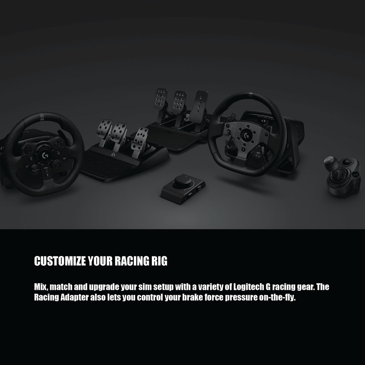 Logitech G Driving Force Shifter for G29, G920 & G923 Racing Wheels | 6-Speed H-Pattern | Push-Down Reverse