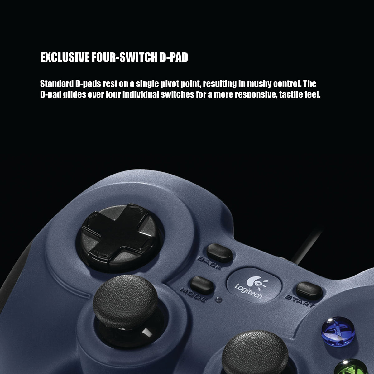 Logitech G F310 Wired Gamepad | PC Controller | XInput & DirectInput | 1.8m USB Cable