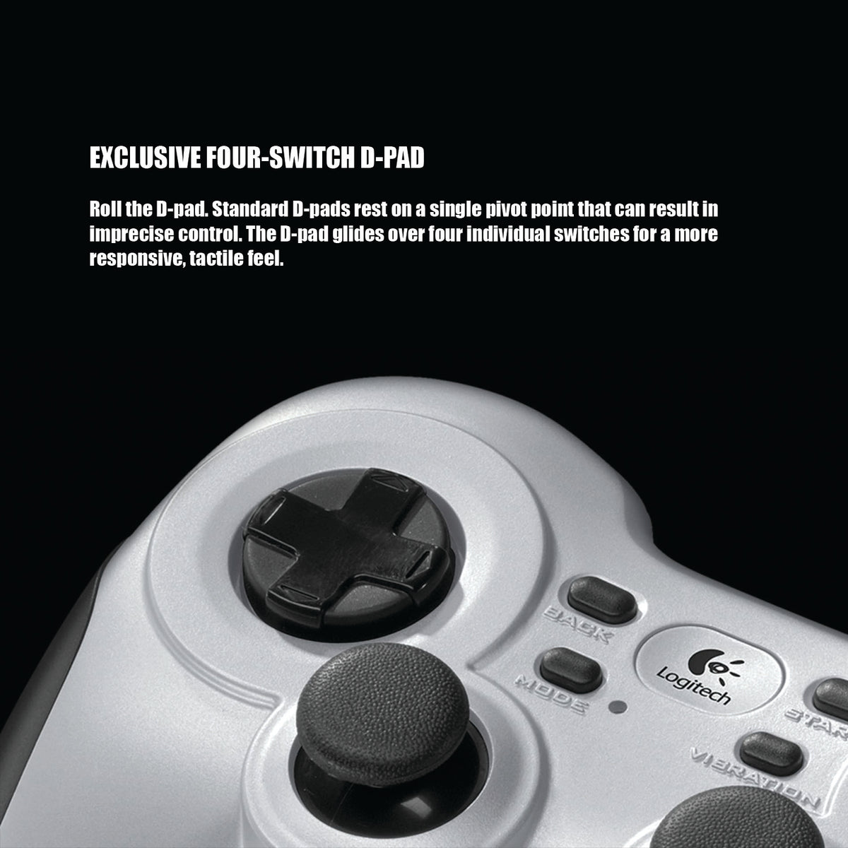 Logitech G F710 Wireless Gamepad | 2.4GHz Wireless | Dual Vibration Feedback | XInput & DirectInput | PC