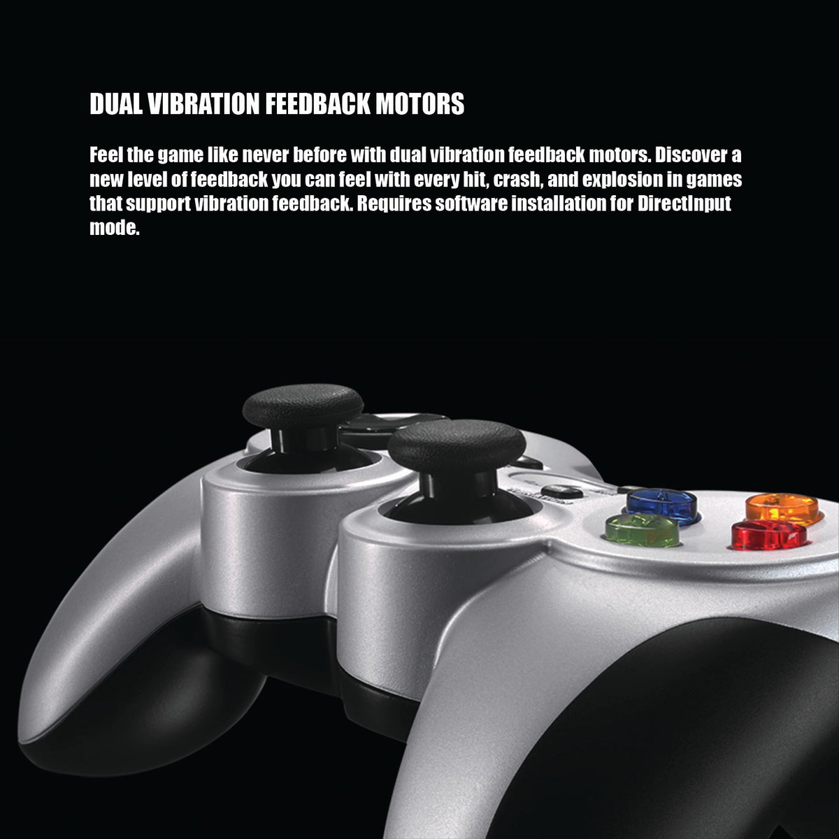 Logitech G F710 Wireless Gamepad | 2.4GHz Wireless | Dual Vibration Feedback | XInput & DirectInput | PC