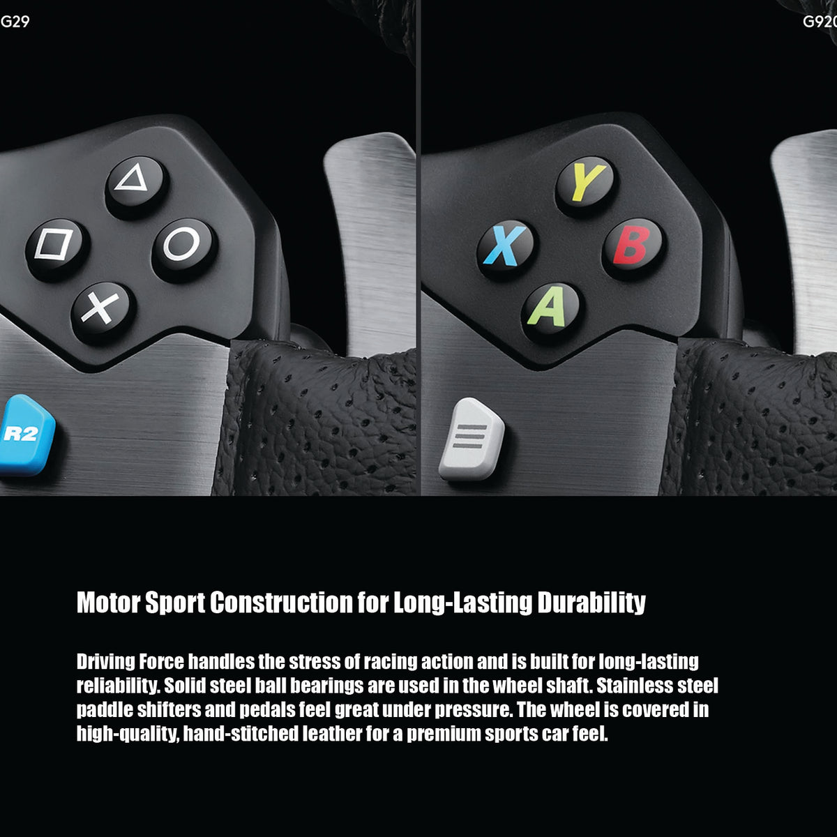 Logitech G29 Driving Force Racing Wheel & Pedals | 900° Rotation | Dual-Motor Force Feedback | PS5, PS4, PS3 & PC