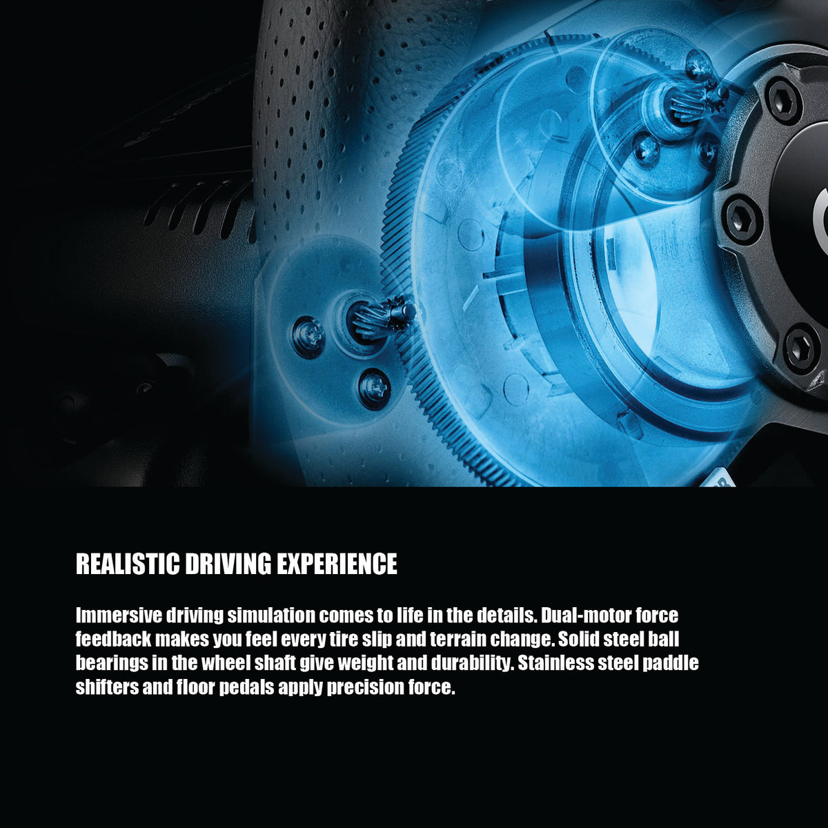 Logitech G29 Driving Force Racing Wheel & Pedals | 900° Rotation | Dual-Motor Force Feedback | PS5, PS4, PS3 & PC