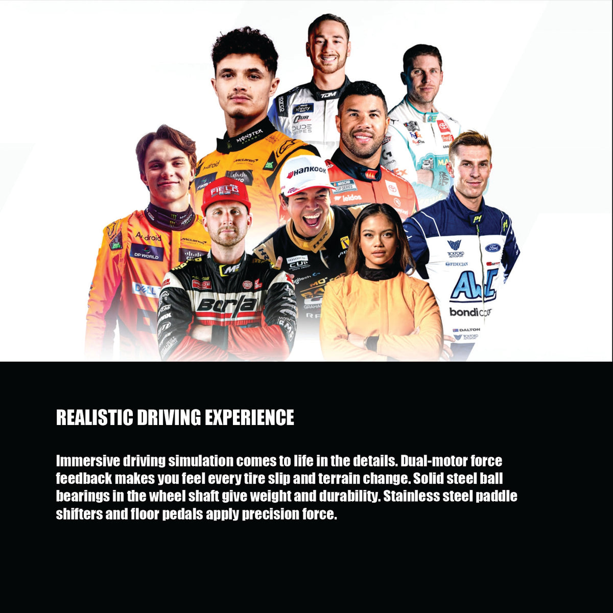 Logitech G29 Driving Force Racing Wheel & Pedals | 900° Rotation | Dual-Motor Force Feedback | PS5, PS4, PS3 & PC