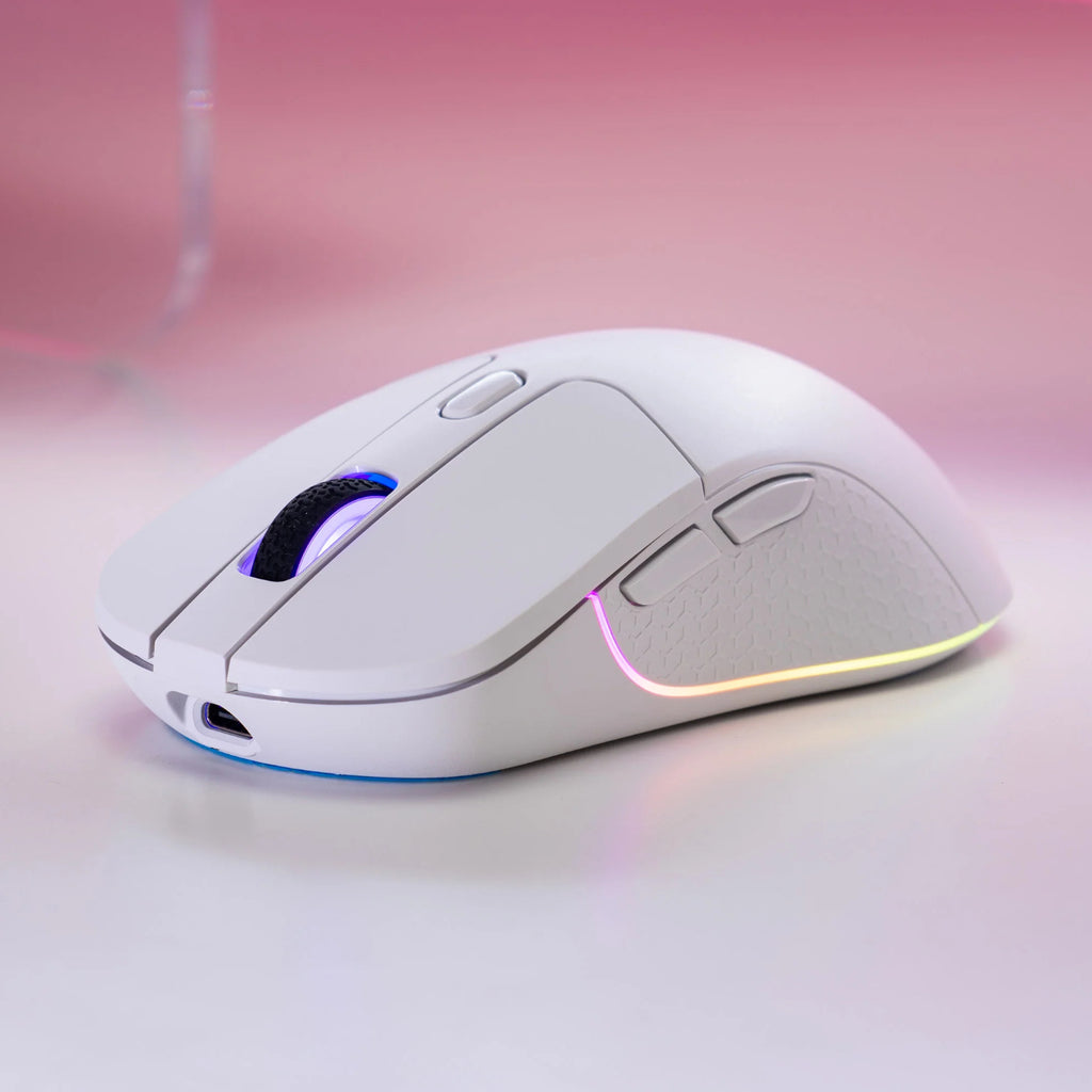 Keychron M3 RGB Wireless Optical Mouse – White