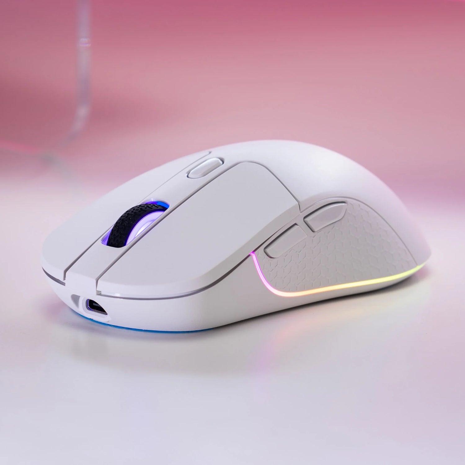 Keychron M3 RGB Wireless Optical Mouse – White