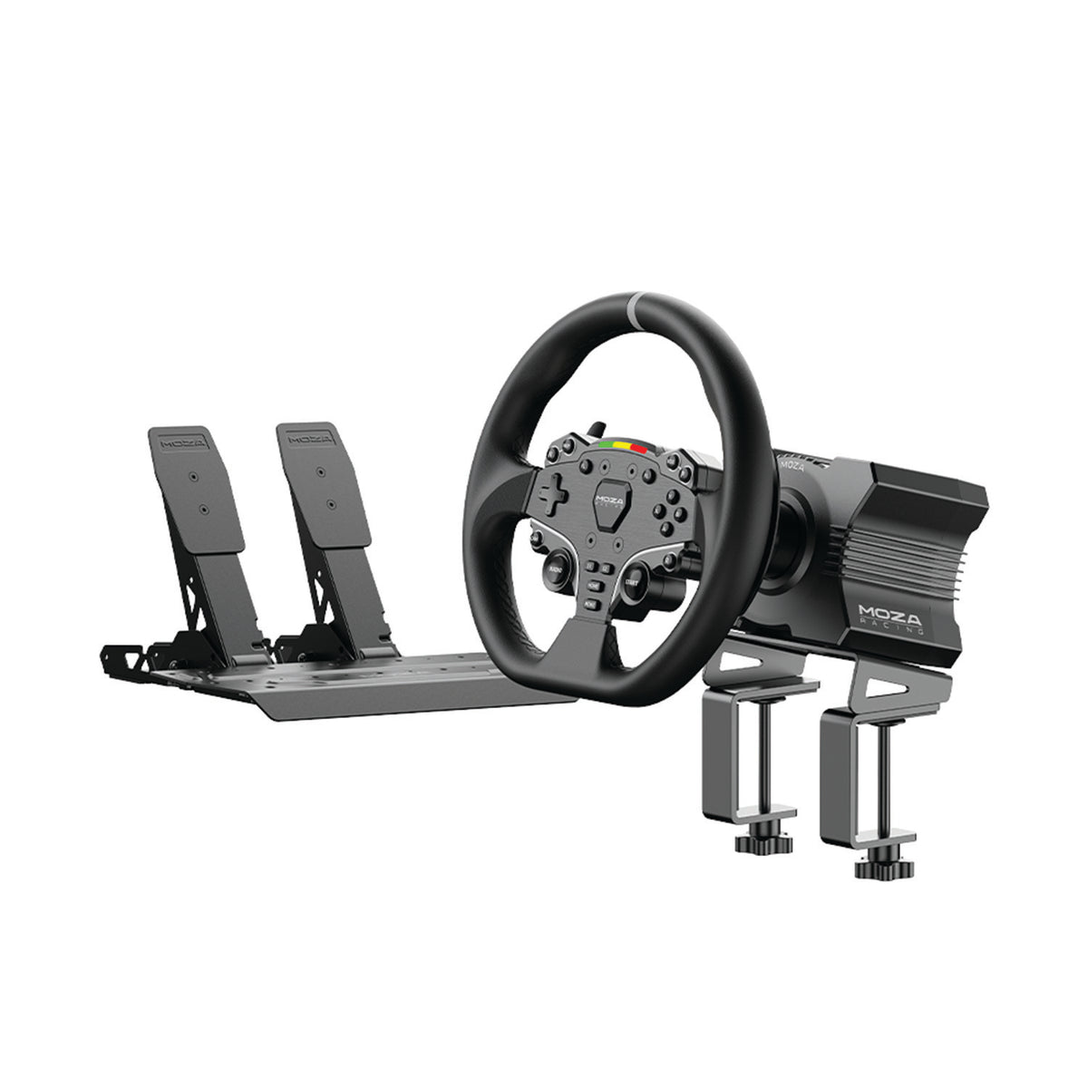 MOZA R5 Racing Bundle | 5.5Nm Direct Drive Sim Racing Wheel Base | ES Steering Wheel | SR-P Lite Pedals