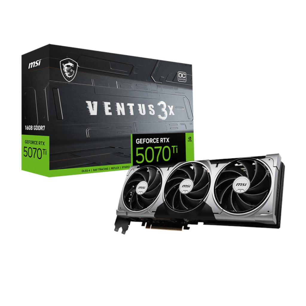 MSI GeForce RTX 5070 Ti 16GB VENTUS 3X OC Graphics Card