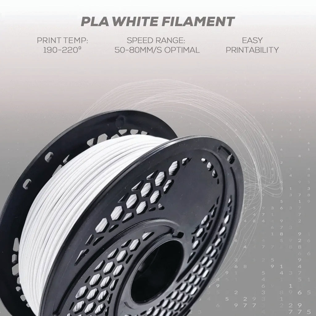 SA Filament PLA 1.75mm 1kg White | FDM 3D Printer Filament | ±0.05mm Tolerance