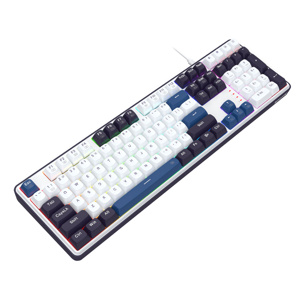Redragon K689 WYVERN RGB Wired Mechanical Keyboard – White/Black