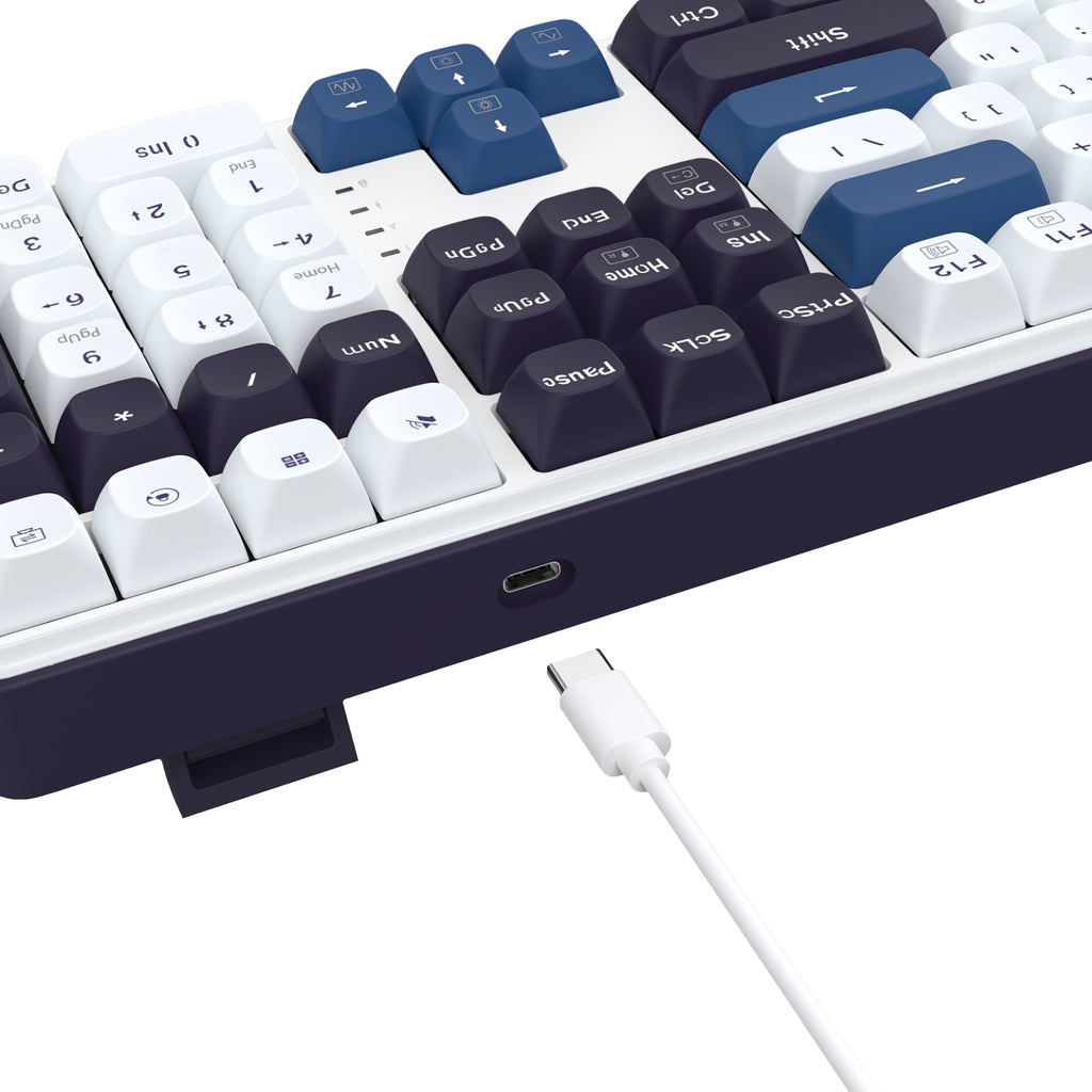 Redragon K689 WYVERN RGB Wired Mechanical Keyboard – White/Black