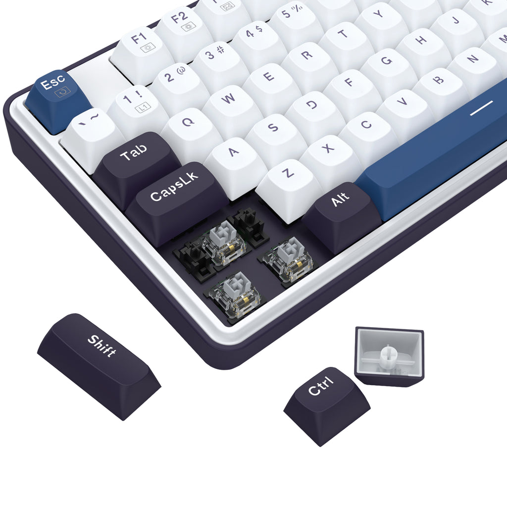 Redragon K689 WYVERN RGB Wired Mechanical Keyboard – White/Black