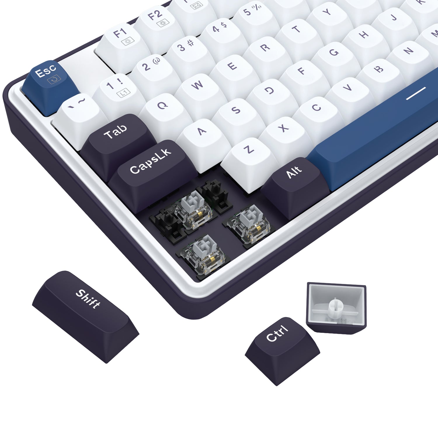 Redragon K689 WYVERN RGB Wired Mechanical Keyboard – White/Black