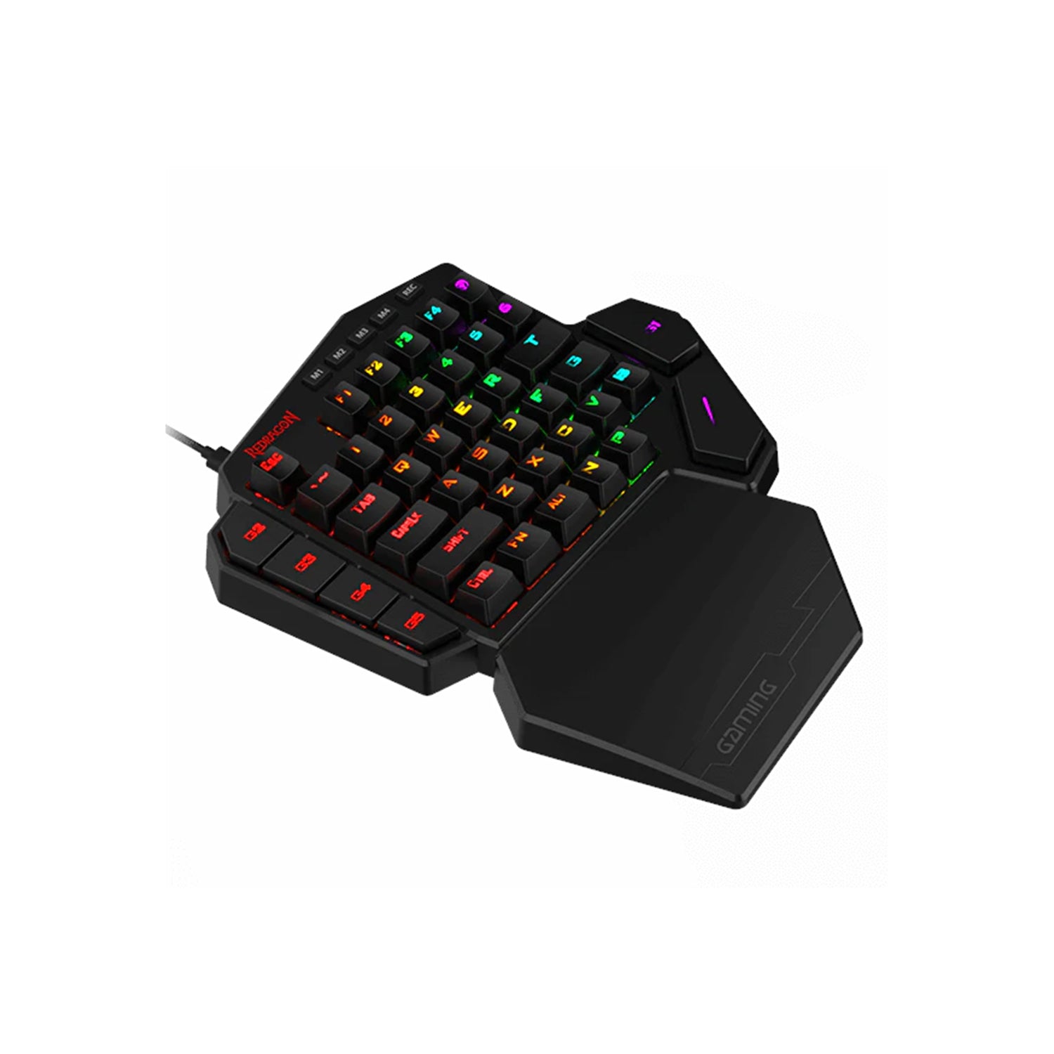 REDRAGON Diti Elite Pro One-Handed RGB Wireless Mechanical Gaming Keyboard – Black
