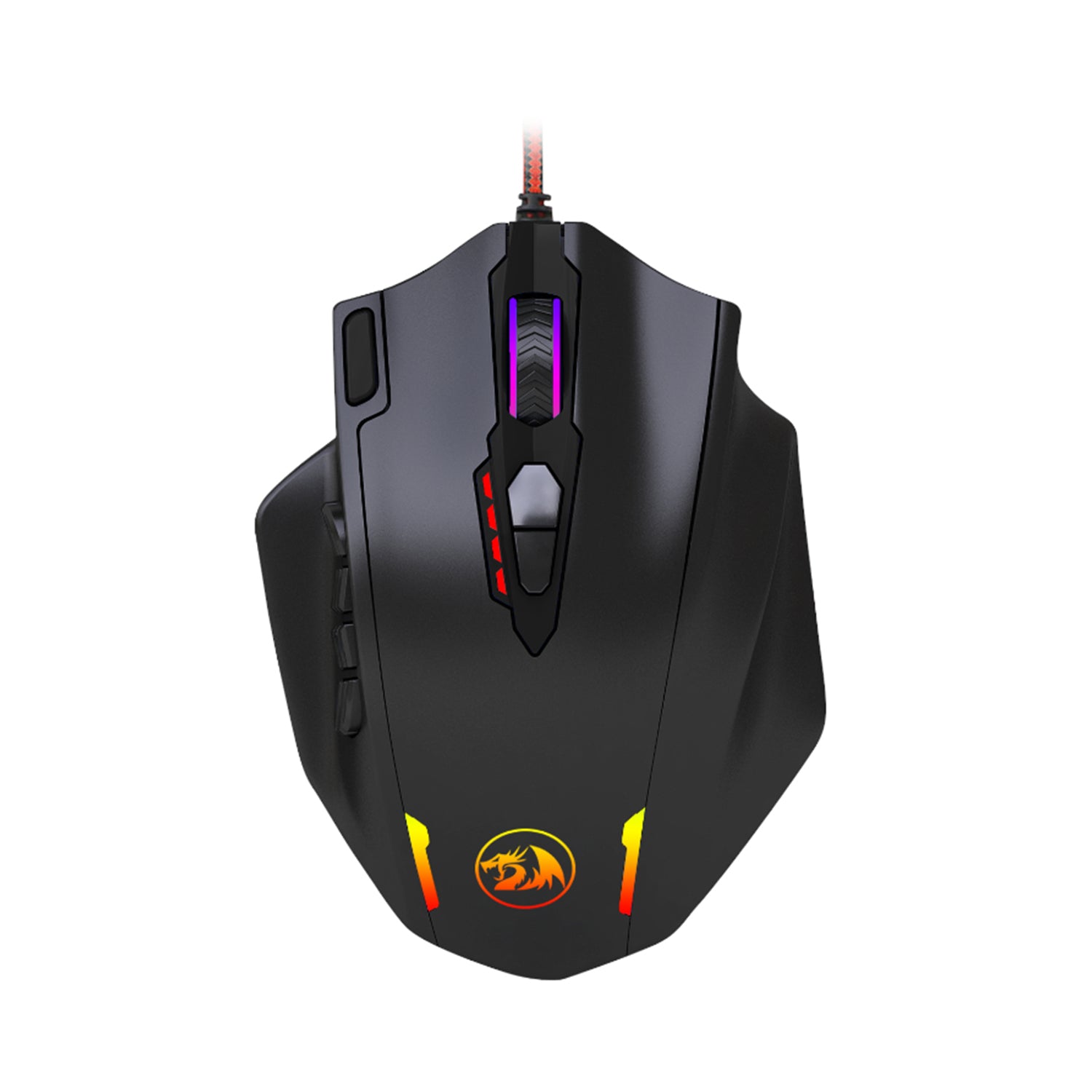 REDRAGON IMPACT 12400DPI MMO Gaming Mouse – Black