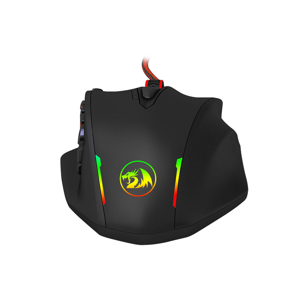 REDRAGON IMPACT 12400DPI MMO Gaming Mouse – Black