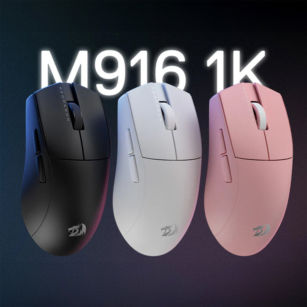 REDRAGON M916 PRO 1K 3-Mode Wireless Gaming Mouse – Black