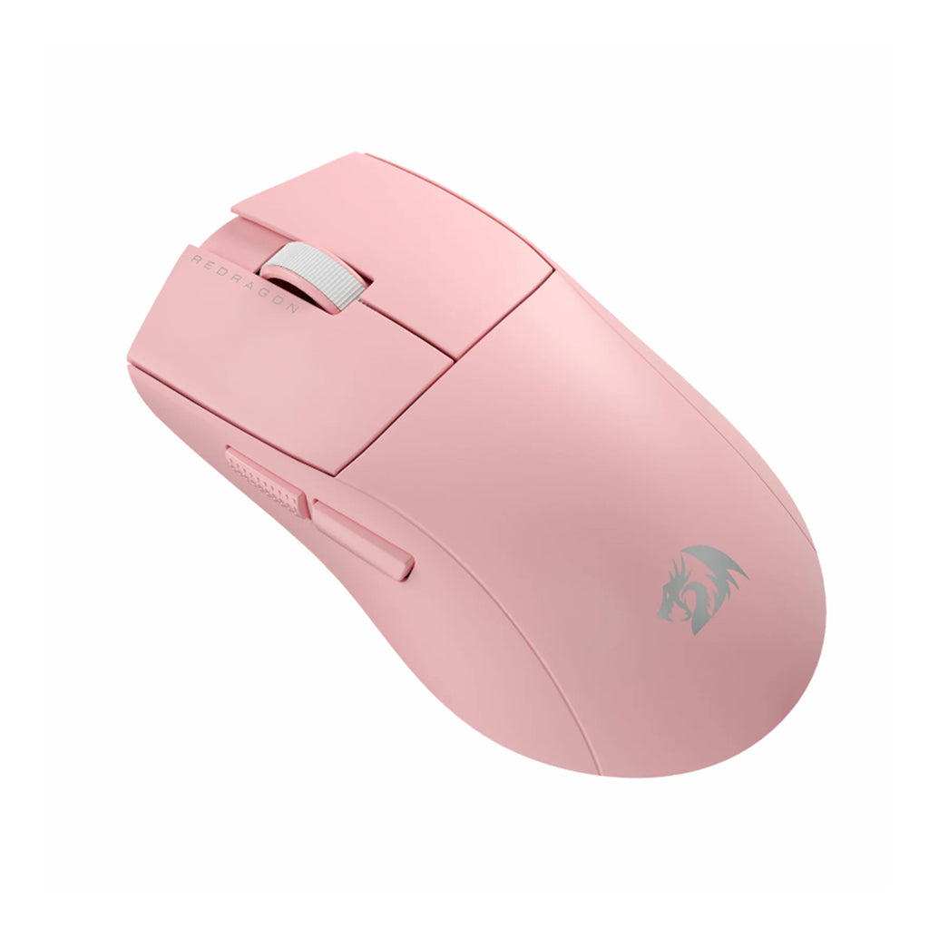 REDRAGON M916 PRO 1K 3-Mode Wireless Gaming Mouse – Pink