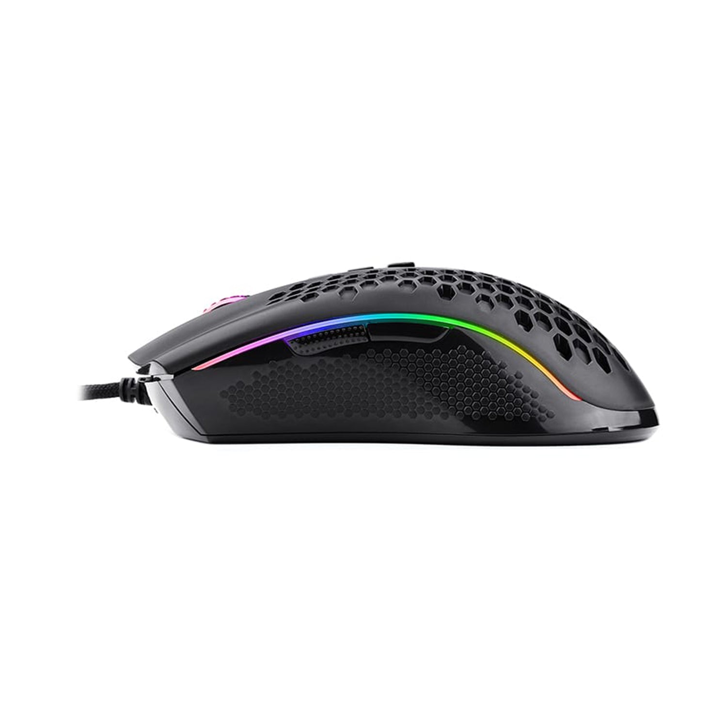 REDRAGON STORM 12400DPI 7 Buttons|Ergonomic Design|P3327 Optical Sensor|Lightweight Body|RGB Backlit gaming Mouse – Black