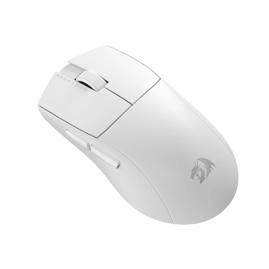 Redragon M916 PRO 1K 3-Mode Wireless Gaming Mouse – White