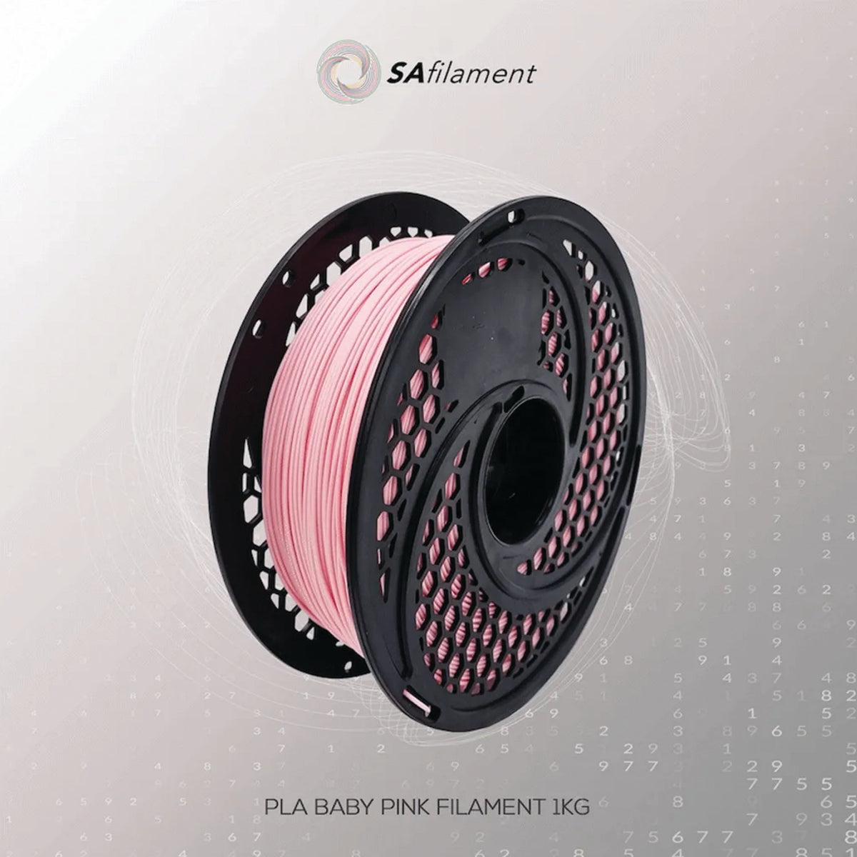 SA Filament PLA 1.75mm 1kg Baby Pink | FDM 3D Printer Filament | ±0.05mm Tolerance
