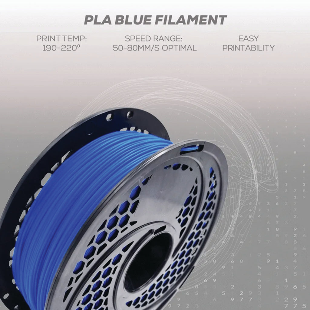 SA Filament PLA 1.75mm 1kg Blue | FDM 3D Printer Filament | ±0.05mm Tolerance