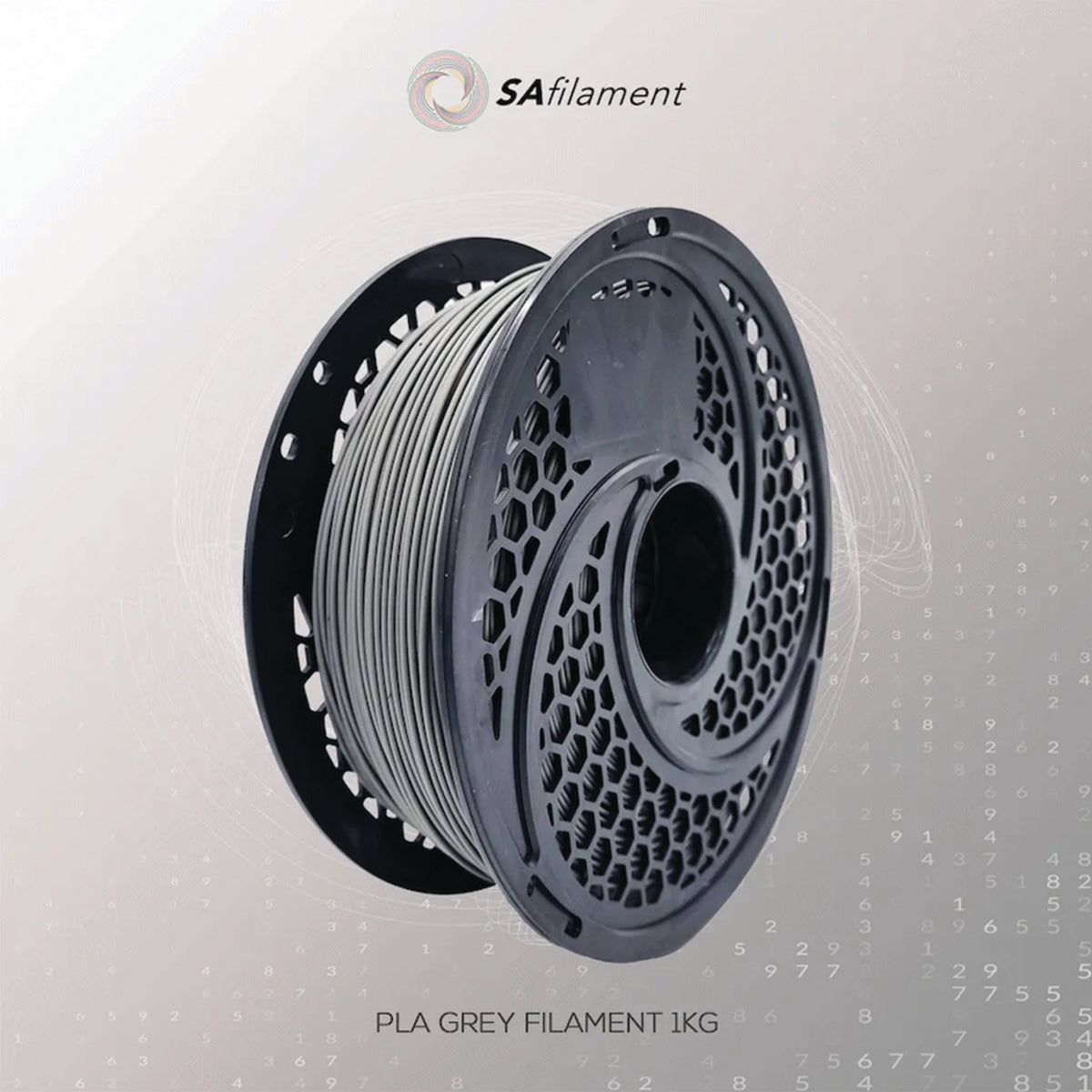 SA Filament PLA 1.75mm 1kg Grey | FDM 3D Printer Filament | ±0.05mm Tolerance