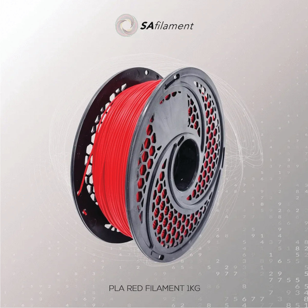SA Filament PLA 1.75mm 1kg Red | FDM 3D Printer Filament | ±0.05mm Tolerance