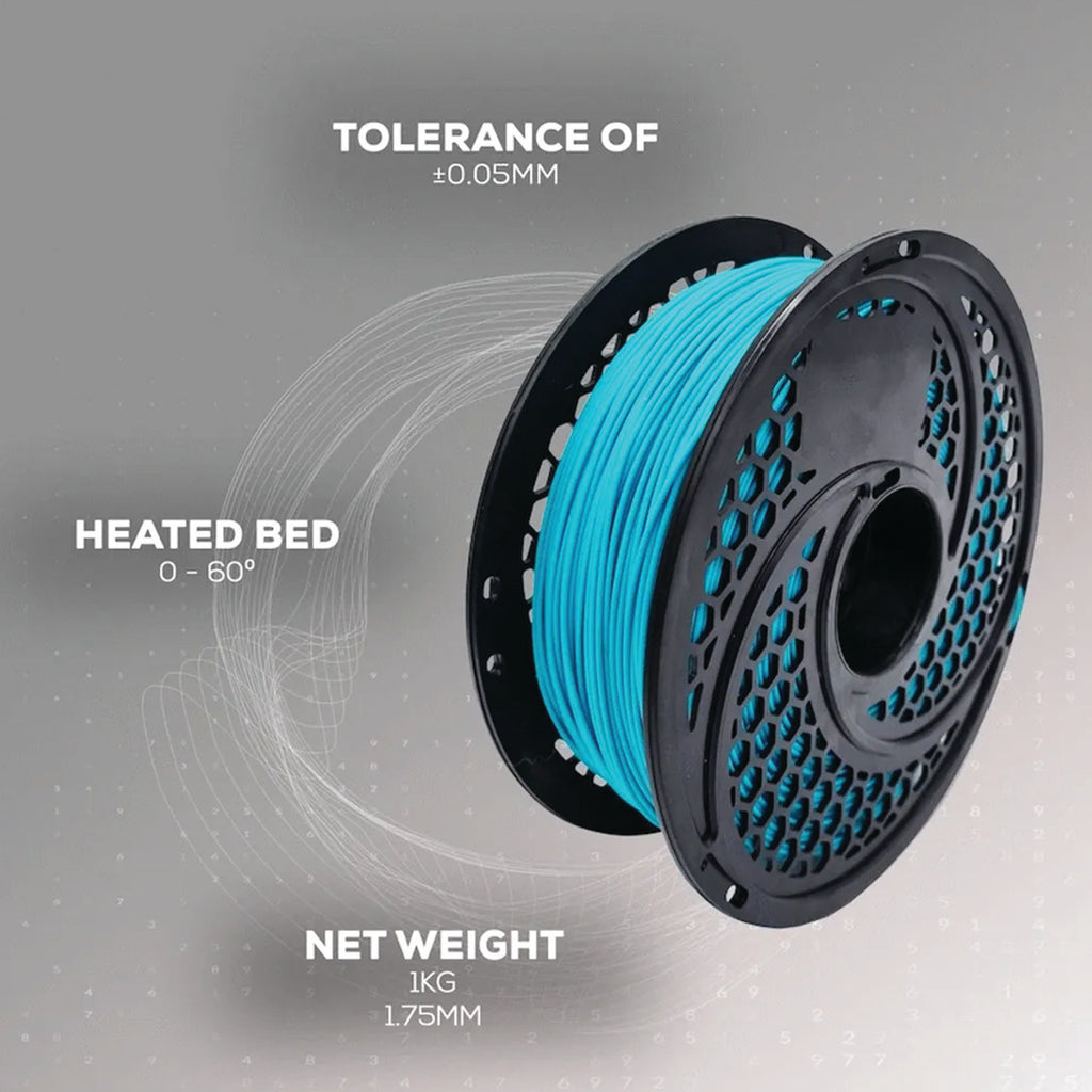 SA Filament PLA 1.75mm 1kg Turquoise | FDM 3D Printer Filament | ±0.05mm Tolerance