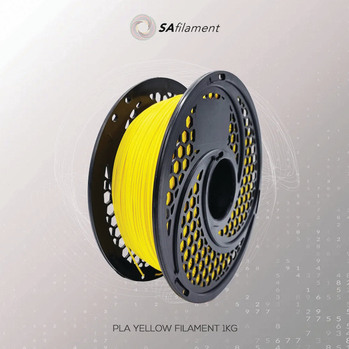 SA Filament PLA 1.75mm 1kg Yellow | FDM 3D Printer Filament | ±0.05mm Tolerance