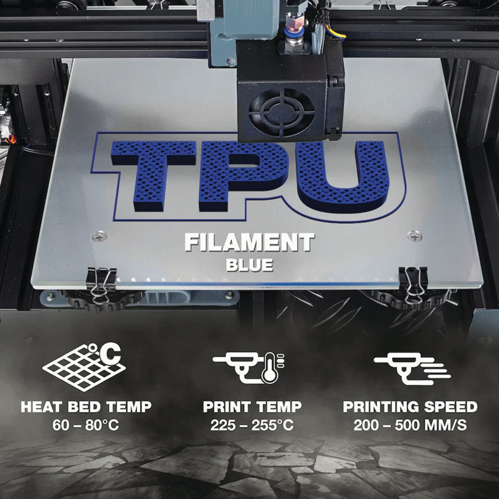 SA Filament TPU 95A Flexible Filament 1.75mm 500g – Blue