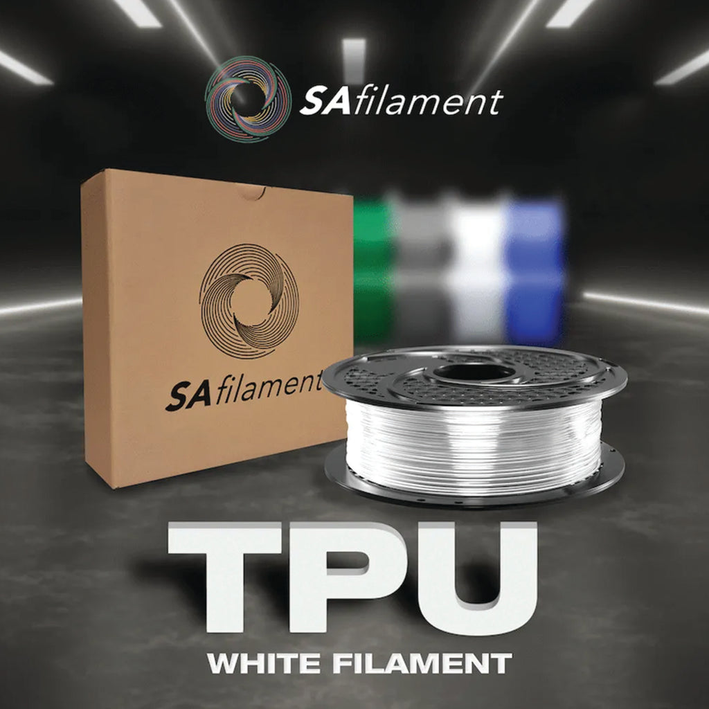 SA Filament TPU 95A Flexible Filament 1.75mm 500g – White