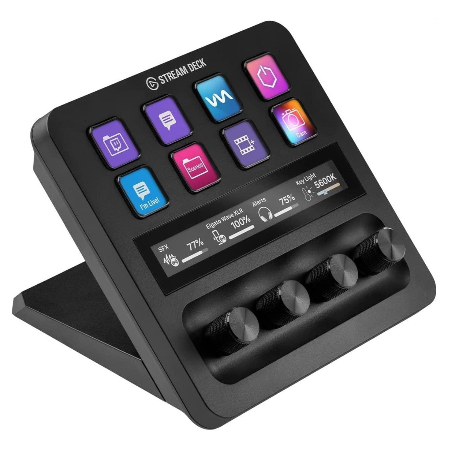 Stream Deck + (Plus) 8-Key LCD USB Black Studio Controller Keyboard