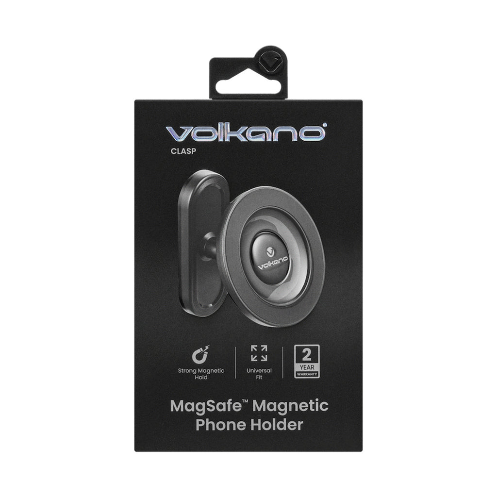 Volkano Clasp Series Magnetic Phone Holder - Black