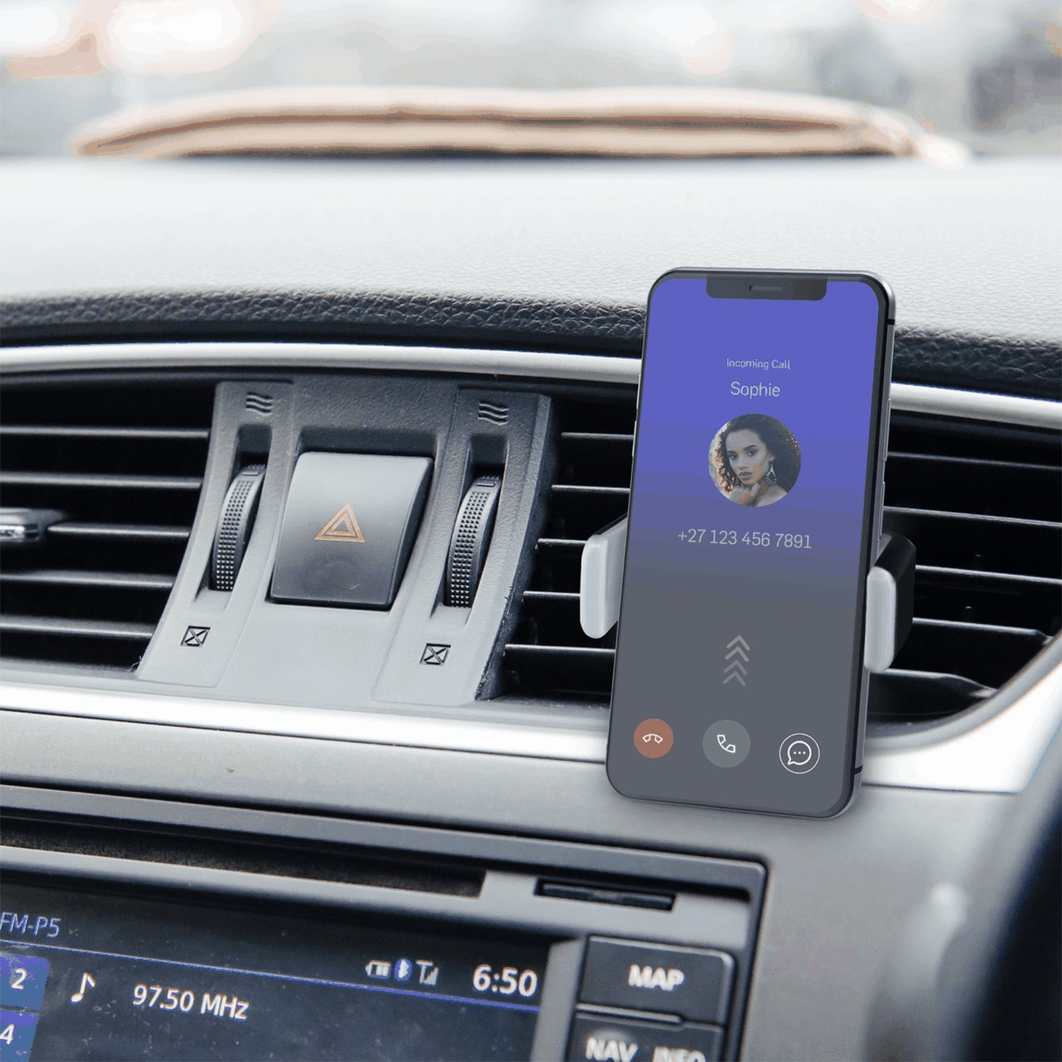 Volkano Crater Series Adjustable Car Phone Cradle